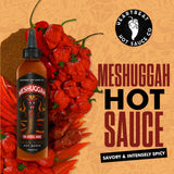 Heartbeat Hot Sauce x Meshuggah This Spiteful Snake Hot Sauce, Naga Chili & Scorpion Pepper Blend, Extra Hot Gourmet Pepper Sauce - 6 oz. 6 Pack