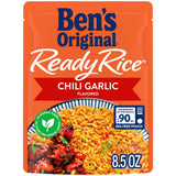 BEN'S ORIGINAL Ready Rice Chili Garlic Flavored Rice, Easy Dinner Side, 8.5 oz Pouch
