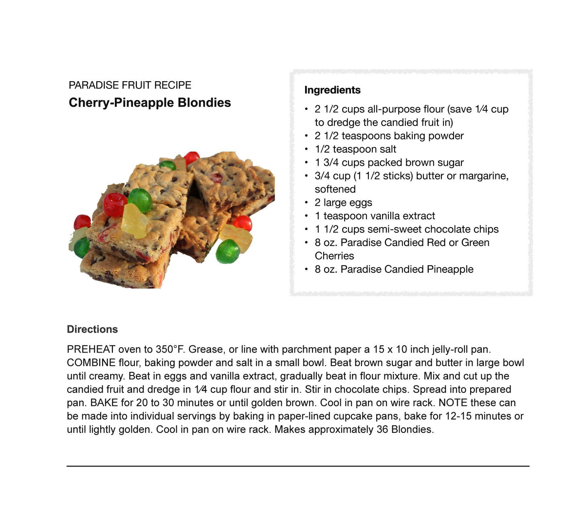 Paradise Cherry Halves, Green, 8 Ounce