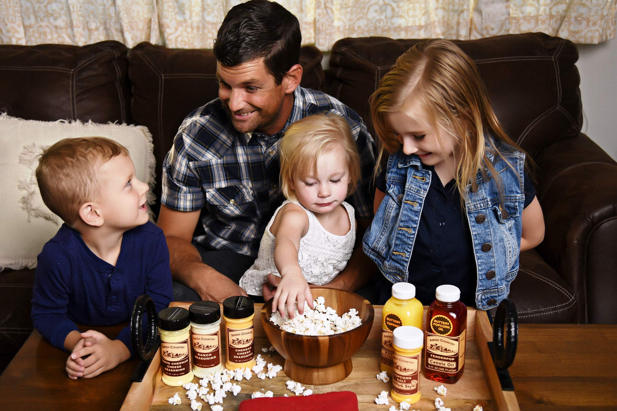 Amish Country Popcorn | 12-14 oz Bottles | Popcorn Kernel Variety Bundle | Old Fashioned, Non-GMO and Gluten Free (12-14 oz Bottles)