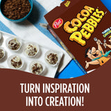 Cocoa Pebbles, Chocolatey Kids Cereal Sweetened Rice Crunch, Large Size, 15 Ounce