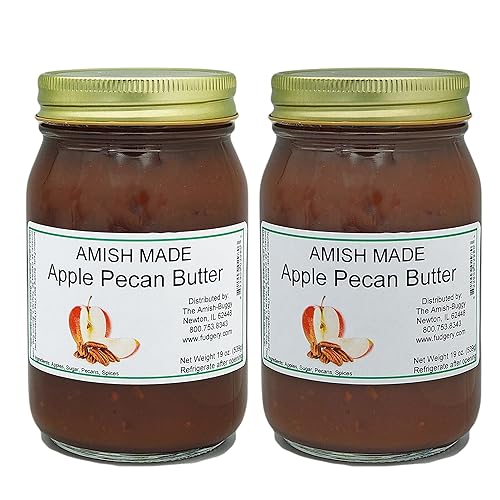 Amish Jam - Two 18 Oz Jars (Apple Pecan Butter)