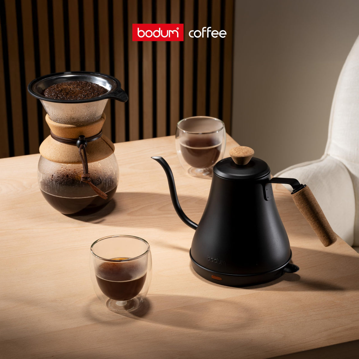 Bodum Roasting Bodum's Best Coffee, Whole Bean, 12oz (340g) - Roasted in Denmark