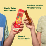 SOLELY - Organic Mango Raspberry Fruit Jerky - 5 Individually Wrapped Fruit Strips - Fruit Leather - Healthy Snacks for Adults & Kids - Non GMO, Vegan