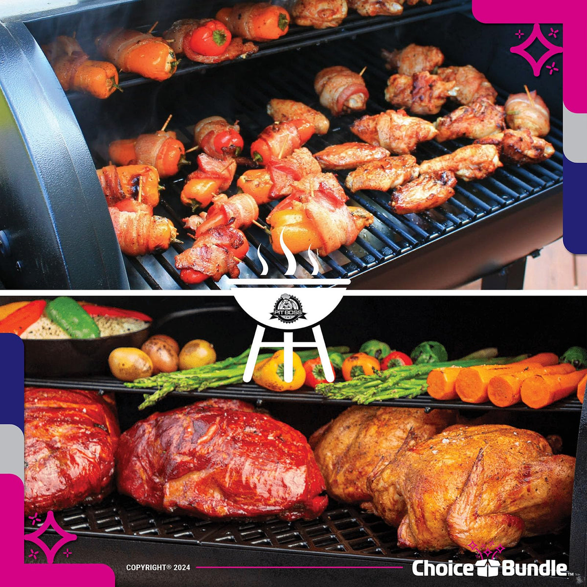 Pit Boss Hatch Chili Verde Premium Barbecue Mixed Seasoning Spice & Rub 2 pk Choice Bundle (10 oz) + Guide & Keychain Bottle Opener (4 Items)!