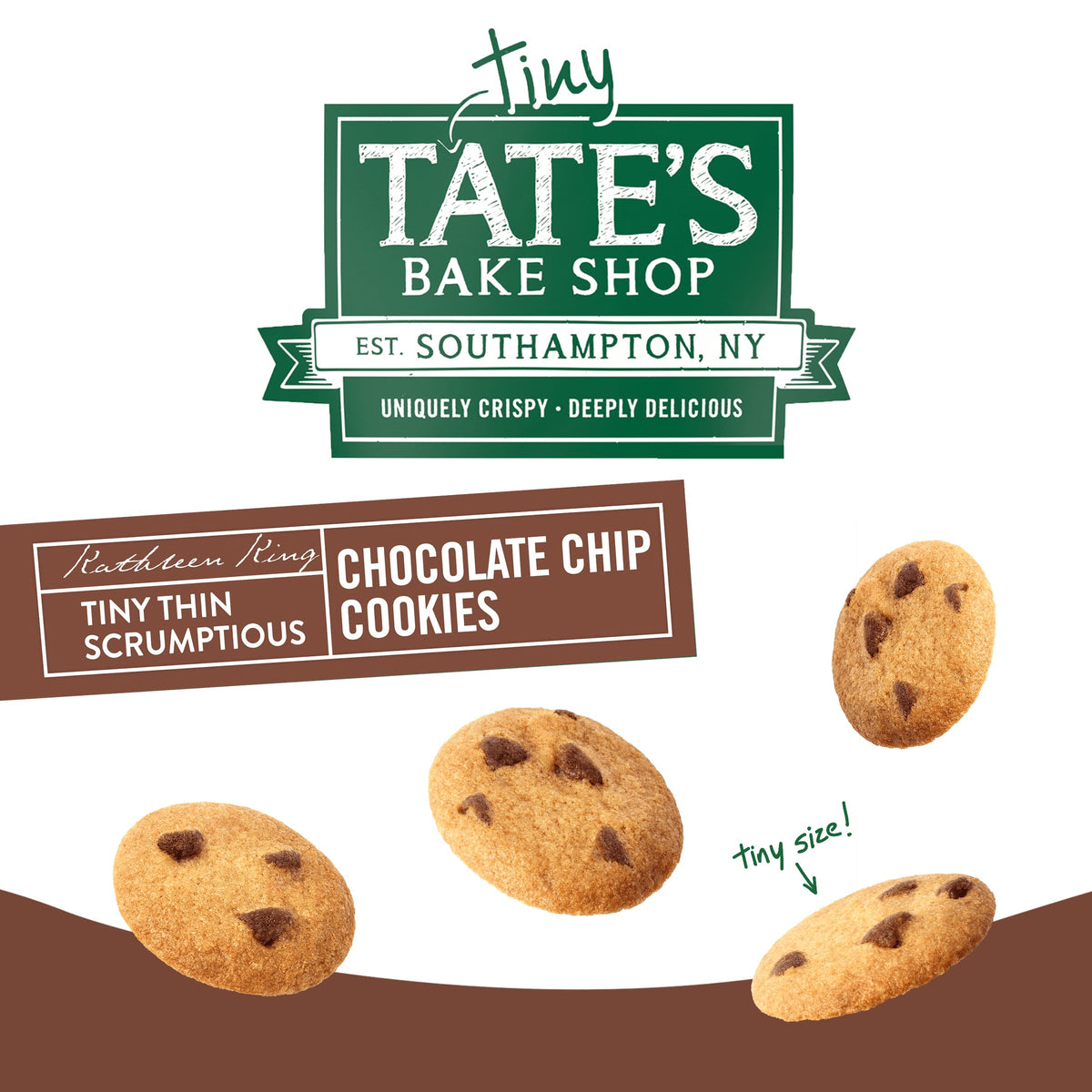 Tate's Bake Shop Tiny Gluten Free Chocolate Chip Cookies, 5.5 oz