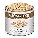 Virginia Diner Natural XL Blister Roasted Virginia Peanuts, Heart Healthy, All Natural, 36 Ounce Tin (2.25 Pound Salted)