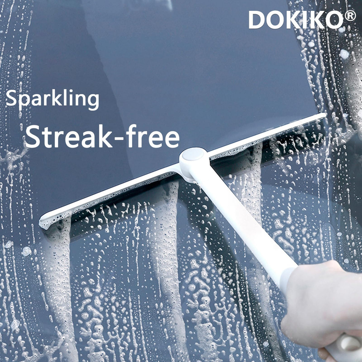 DOKIKO Glass Cleaner Refill Tablets - 50 Concentrated Multi-Surface Cleaning Tablets, 1 Pack Makes 50 * 16 fl oz Spray for Windows, Mirrors