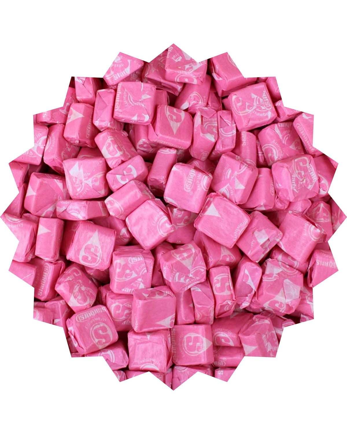 All Pink Star Candy, Bulk Burst Pink Candies for Celebrations, Color Themed Parties, Buffet, Holidays, and Pinatas (1 Pound)