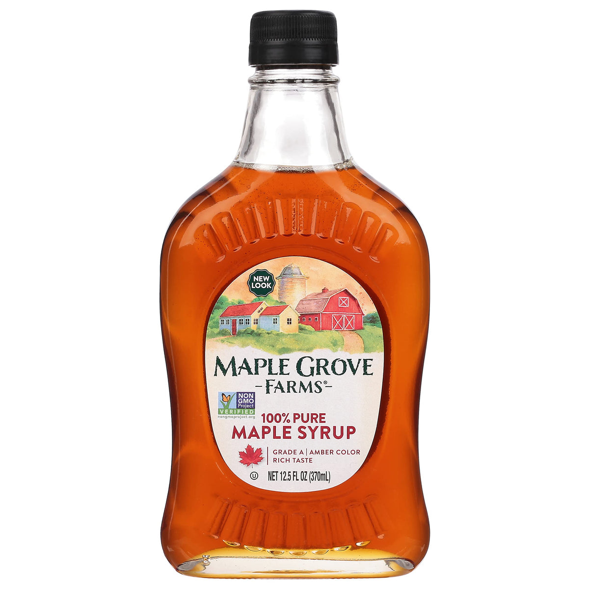 Maple Grove Farms Pure Maple Syrup, 12.5 Oz