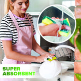 (24 Pack) Heavy Duty Scrub Sponges by SCRUBIT - Kitchen Dish, Sink and Bathroom Cleaning Scrubber Sponge - with Non-Smell Scouring Pad [New Packaging]