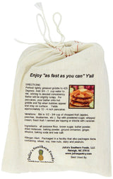 Gingerbread Pancake Mix, 10oz Cloth Gift Bag, Made from Scratch Recipe One Package