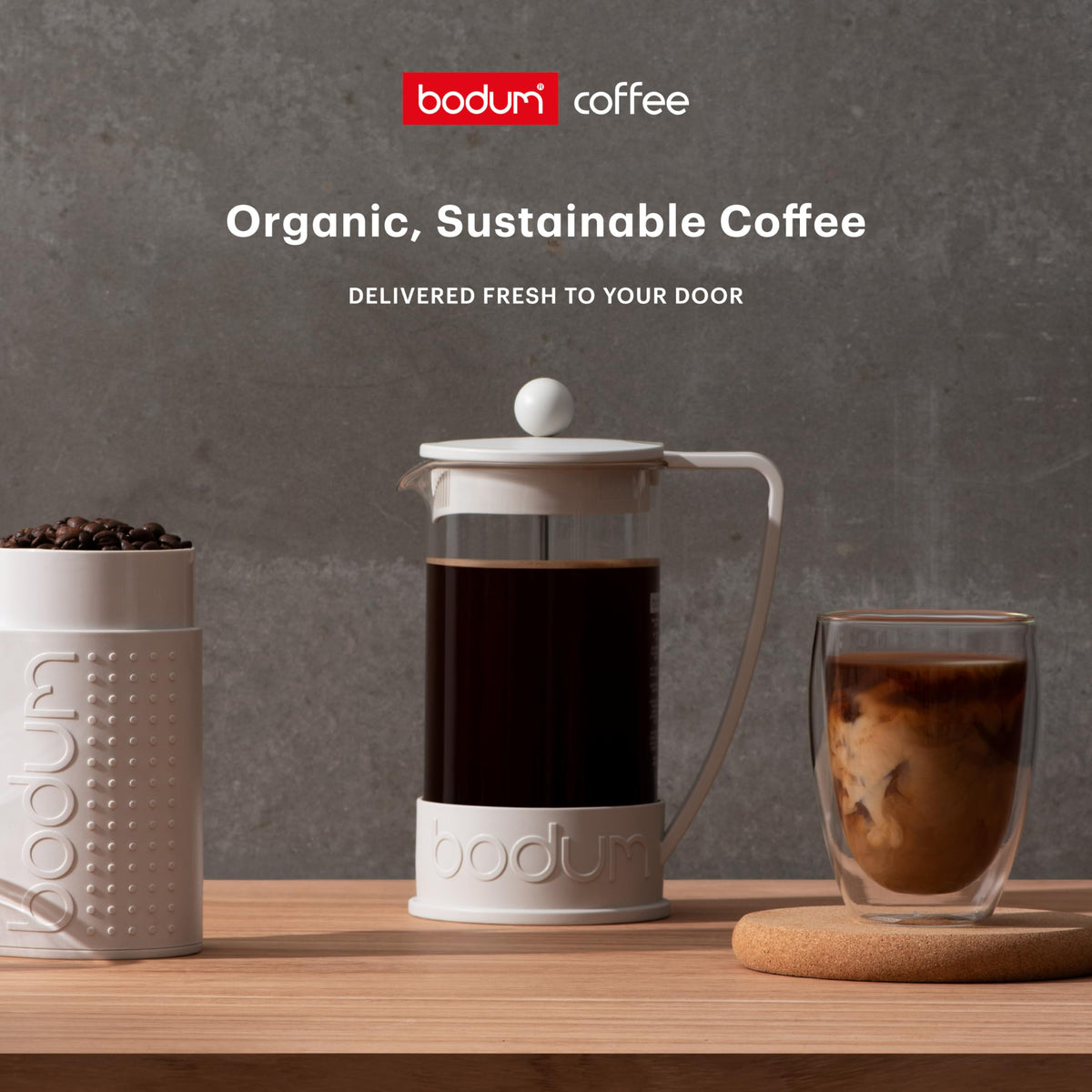 Bodum Roasting Bodum's Best Coffee, Whole Bean, 12oz (340g) - Roasted in Denmark