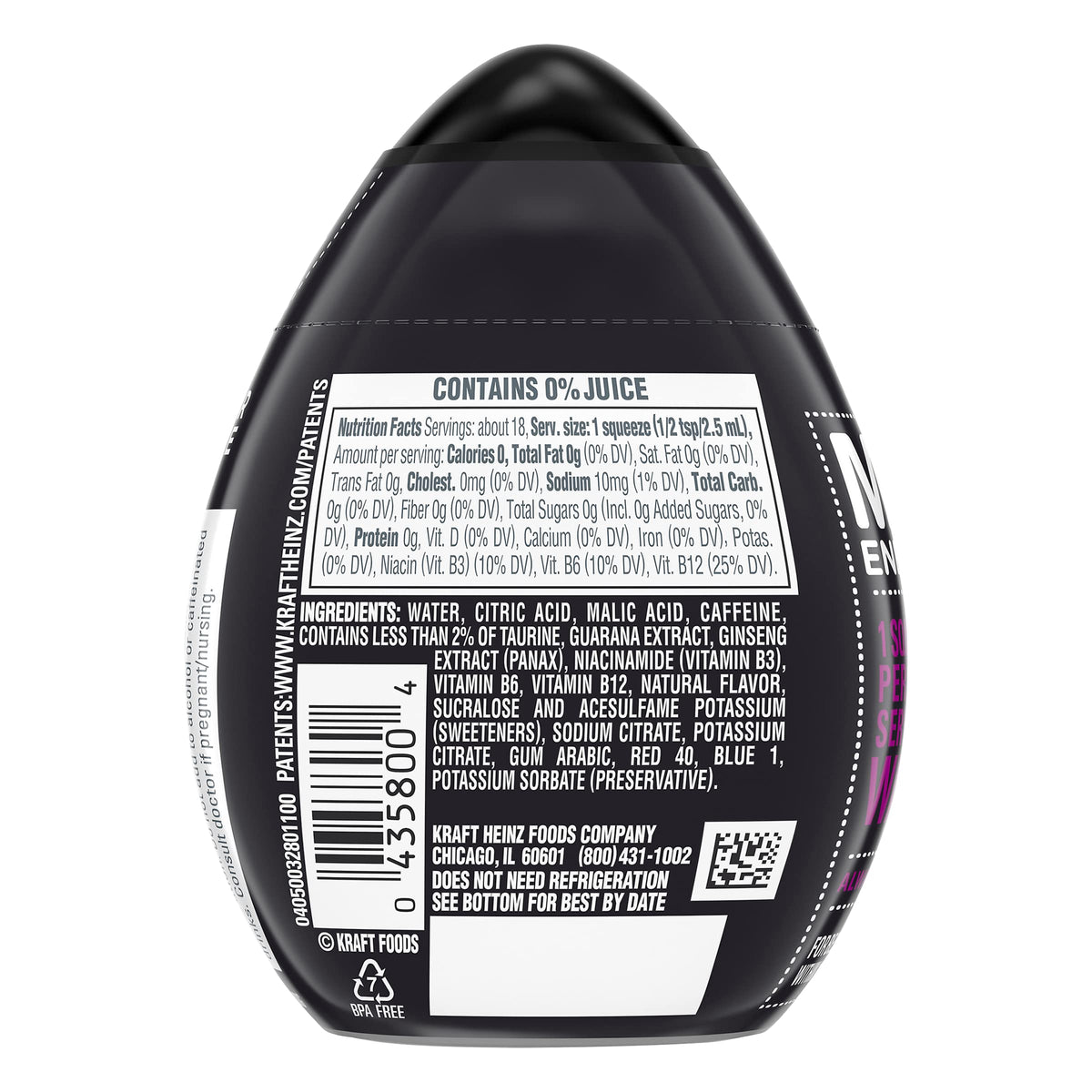 MIO Energy Liquid Enhancer Acai Berry Storm 1.62 Ounce (PACK - 6)