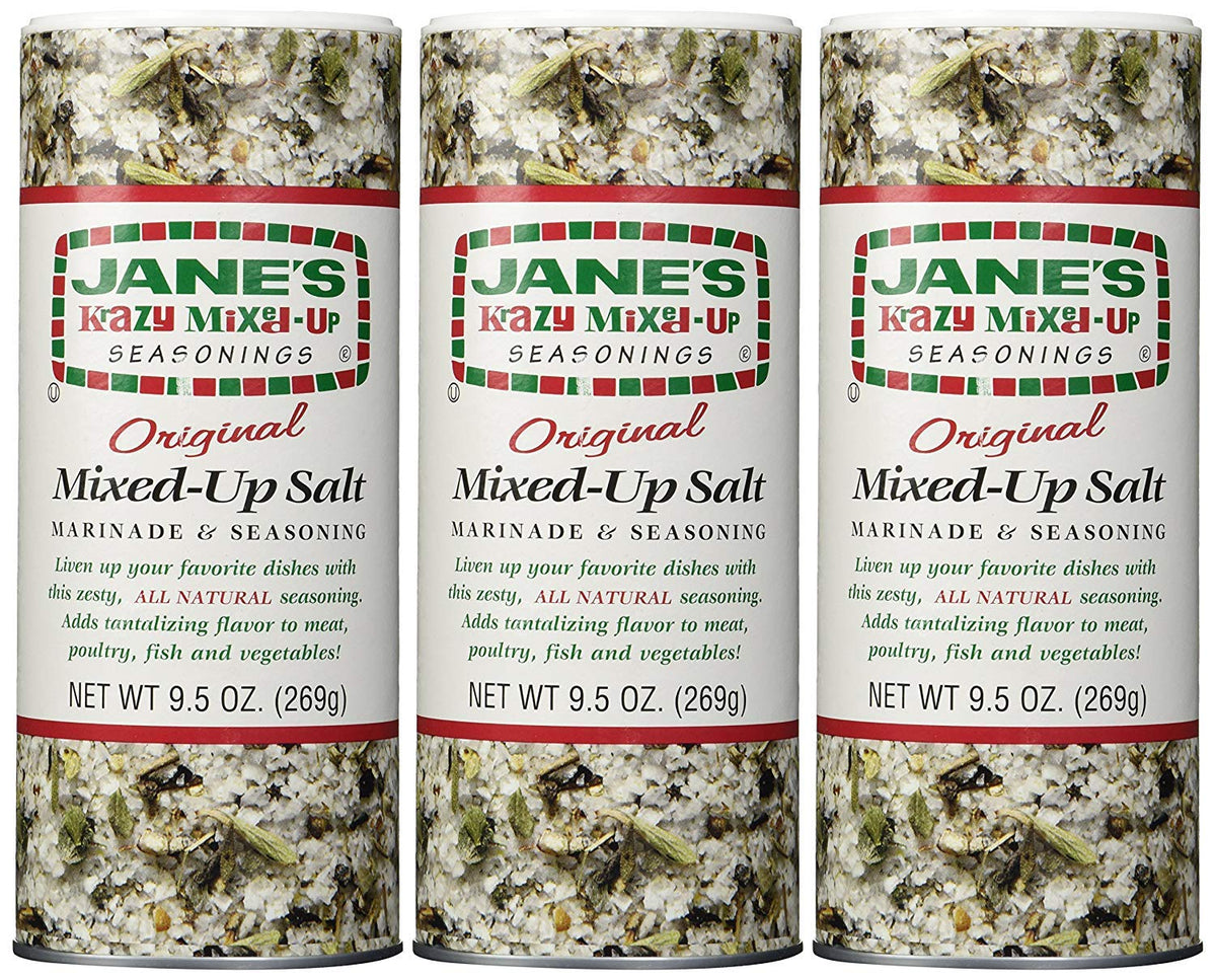 Jane's Krazy Mixed-Up Original Salt Blend 9.5 oz (Pack of 12)