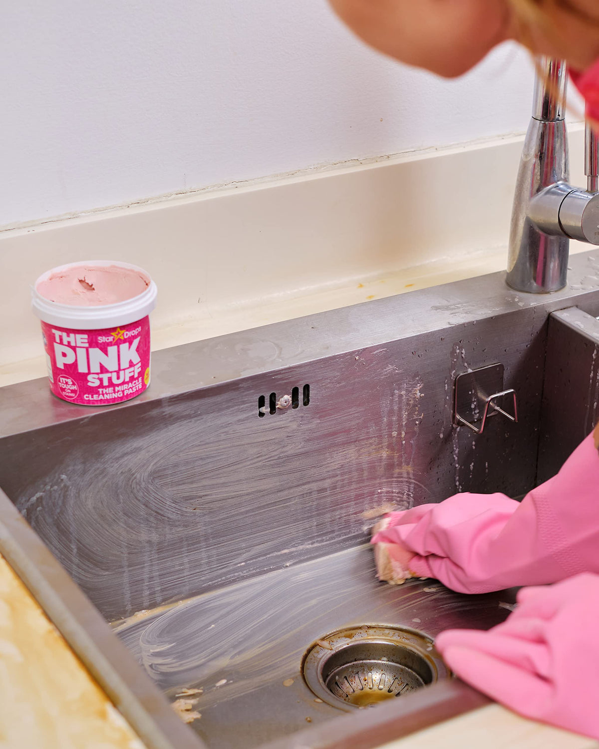 Stardrops - The Pink Stuff - The Miracle Cleaning Paste and Multi-Purpose Spray Bundle (2 Cleaning Paste, 1 Multi-Purpose Spray)