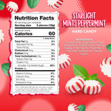Starlight Peppermint Hard Candy | Bulk 2 Pounds | Mints Individually Wrapped | Peppermints | Refreshing Peppermint Candies | Starlight Mints