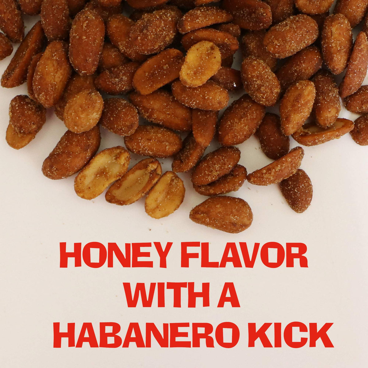 ASS KICKIN’ Habanero Honey Spicy Hot Peanuts - 12oz - Ultimate Spicy Gourmet Gift Peanuts - Try if you dare!