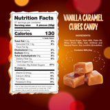 Caramel Cubes Candy | 2-Pound Bag | Individually Wrapped | Vanilla Caramel Squares | Old Fashioned Candy