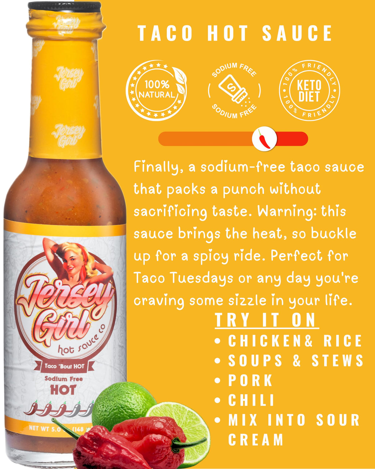 Jersey Girl Hot Sauce Variety Pack (Fiesta)