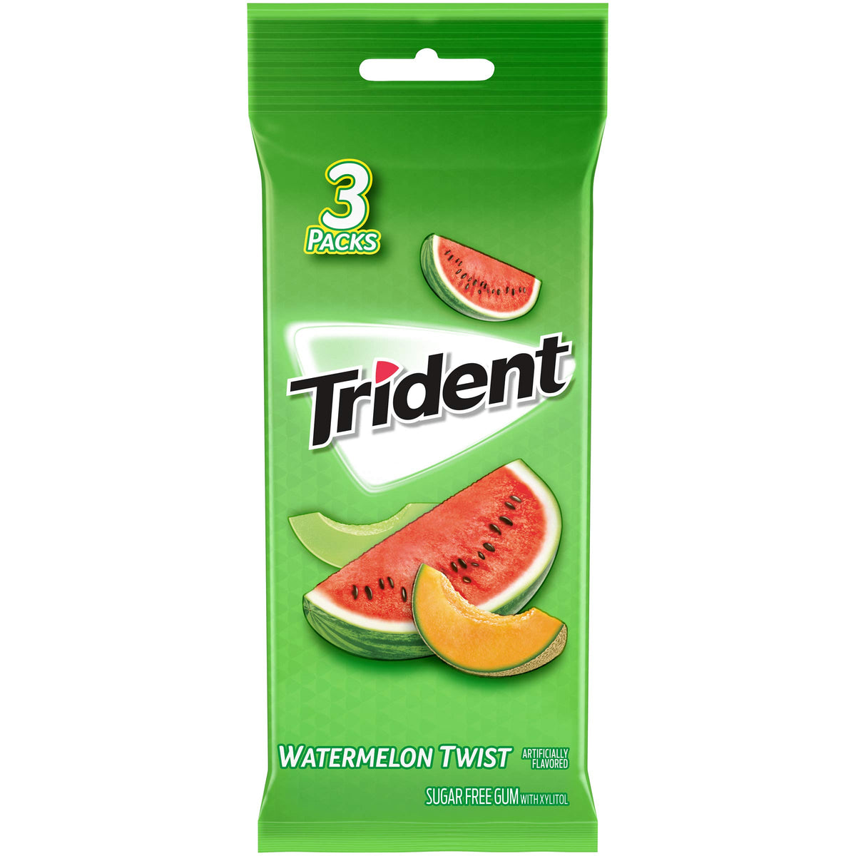 Trident Sugar-Free Chewing Gum, Watermelon Twist Flavor, 42 Count (Pack of 1)