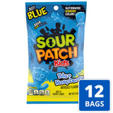 Sour Patch Kids Blue Raspberry Soft & Chewy Candy, 12-8 oz Bags