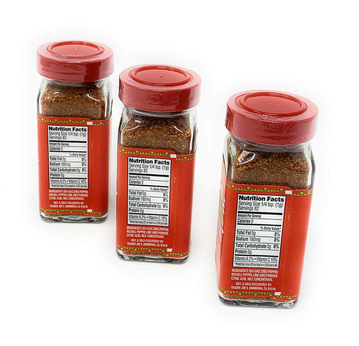 Trader Joe's Chile Lime Seasoning Blend, 2.9 oz, Pack of 3