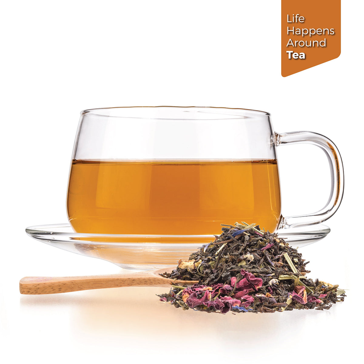 Tealyra - Milady Grey - Delightful Black Loose Leaf Tea - Rose Petals and Lemongrass with Orange - Medium Caffeine - Blend - All Natural - 220g