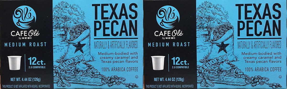H.E.B. Texas Pecan 12 Count ONE BOX Pack of 2