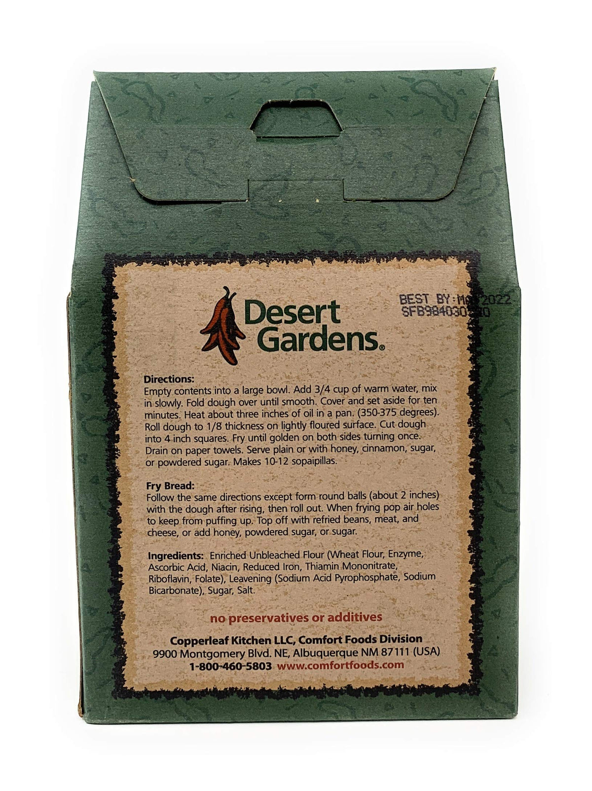 Desert Gardens Sopaipilla & Fry Bread Mix