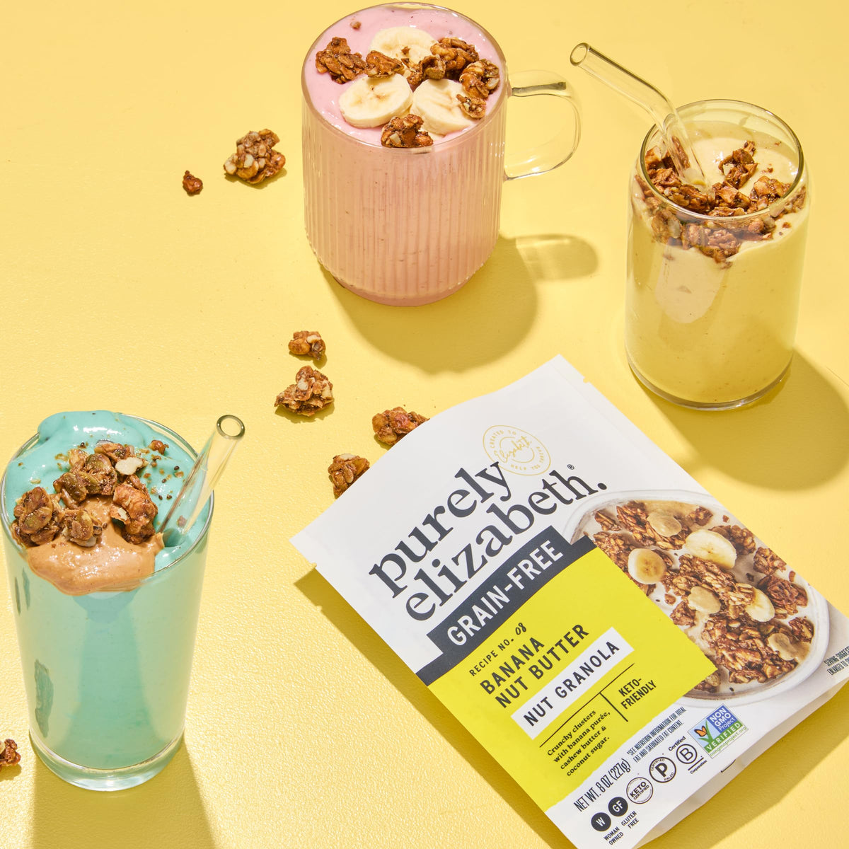 Purely Elizabeth, Cereal Granola Banana, 8 Ounce