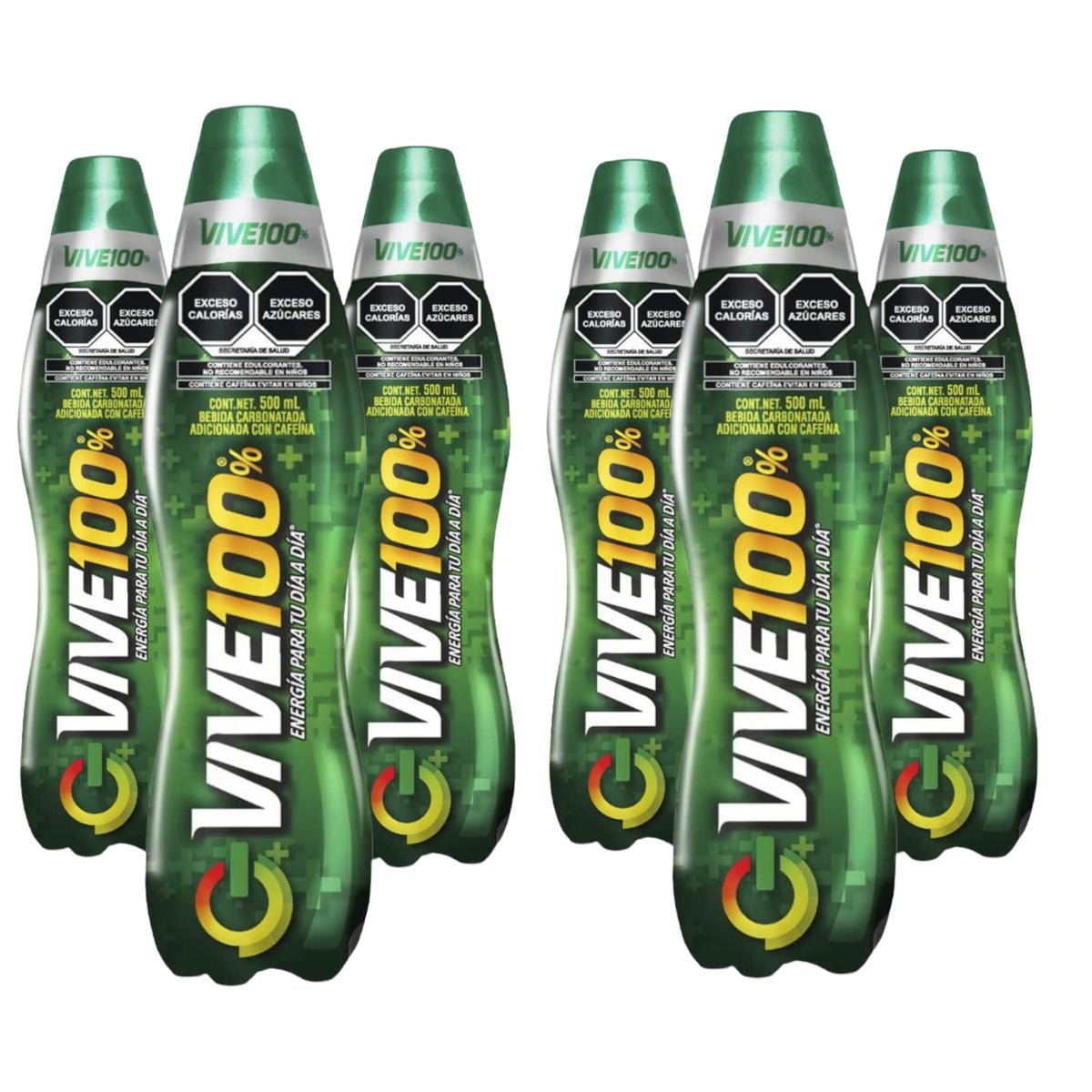 Vive 100% - (6 Pack) 16.9 fl oz - Made In Mexico (Original)