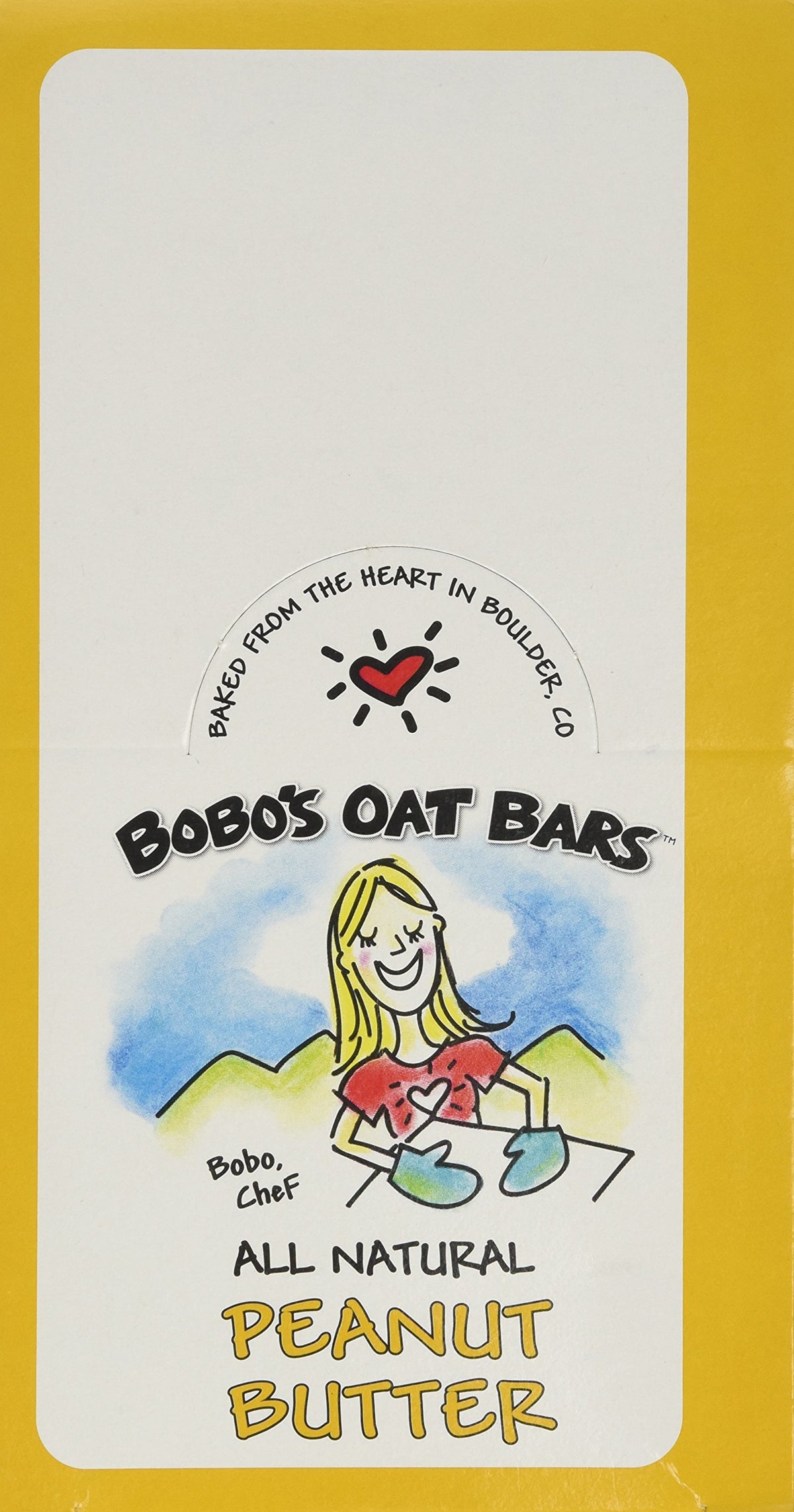 Bobo's Oat Bars - All Natural - Peanut Butter - 3 oz Bars - Case of 12