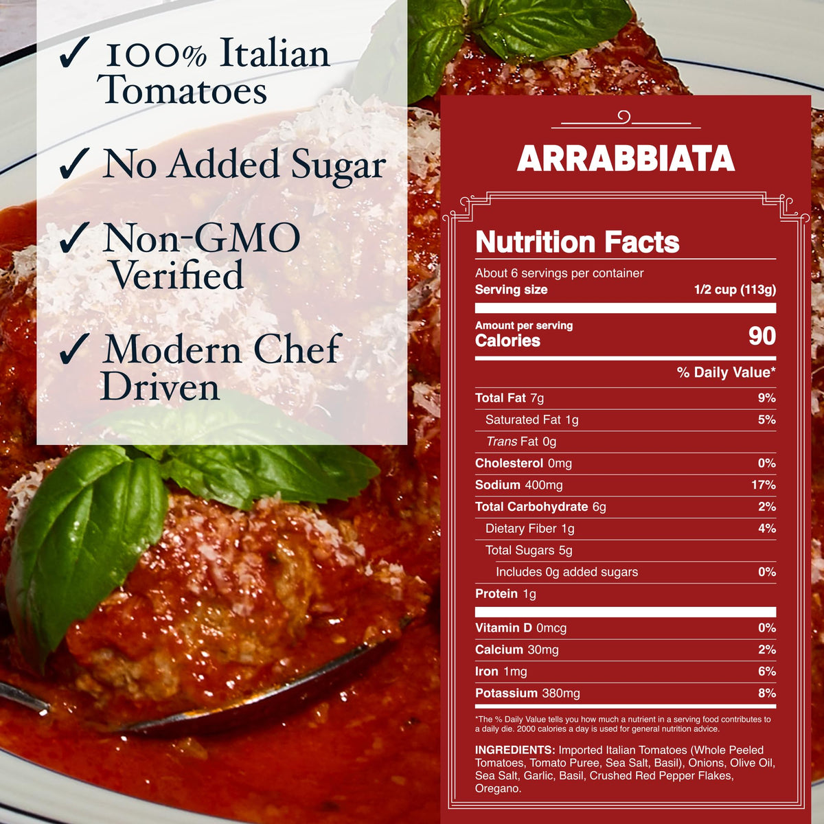 Carbone Arrabbiata Spicy Marinara Pasta Sauce, Italian, 2 Pack (24oz)