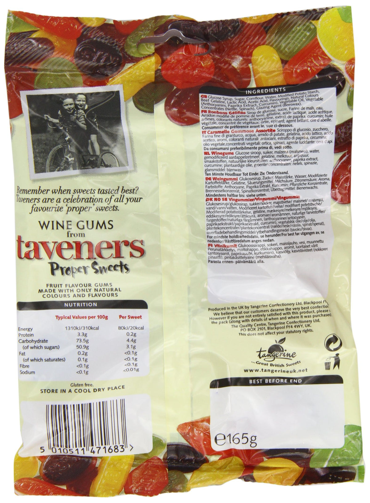 Taveners Wine Gums, 5.8 oz., Two bags