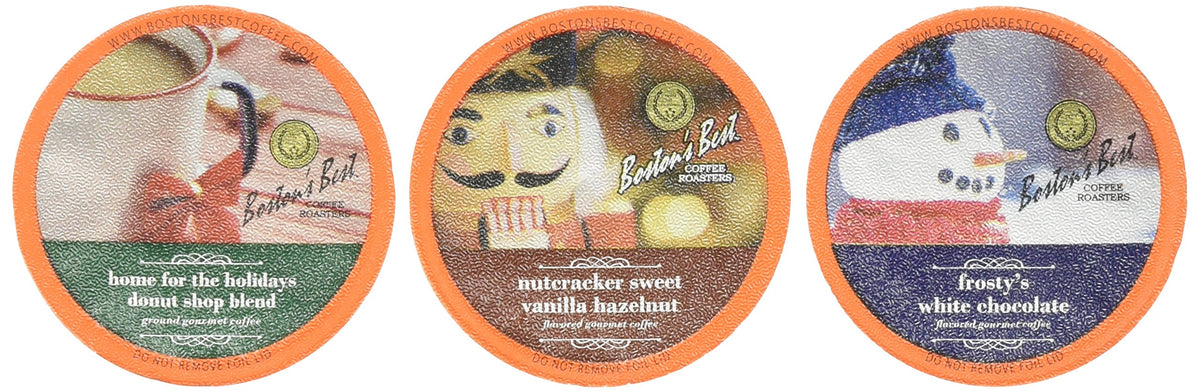 Boston's Best Single Serve Coffee, Holiday Assortment, 80 Count