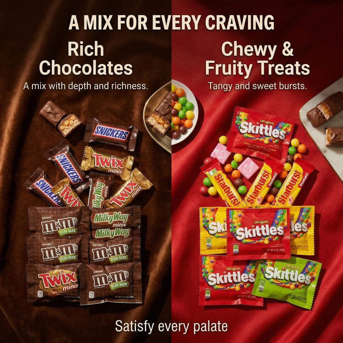 CANDYMAN Candy Variety Pack, Bulk Candy, 10 lb, Individually Wrapped