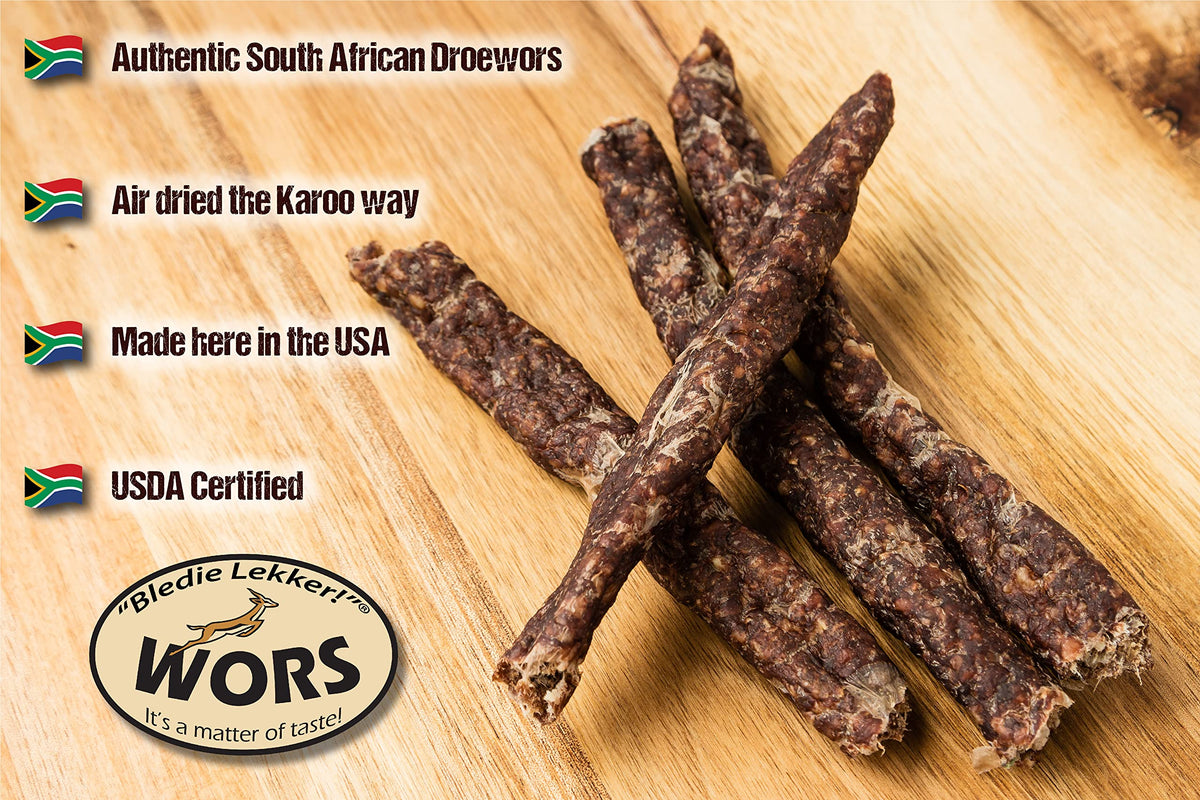 Bledie Lekker Droewors (Dried Sausage) 8oz