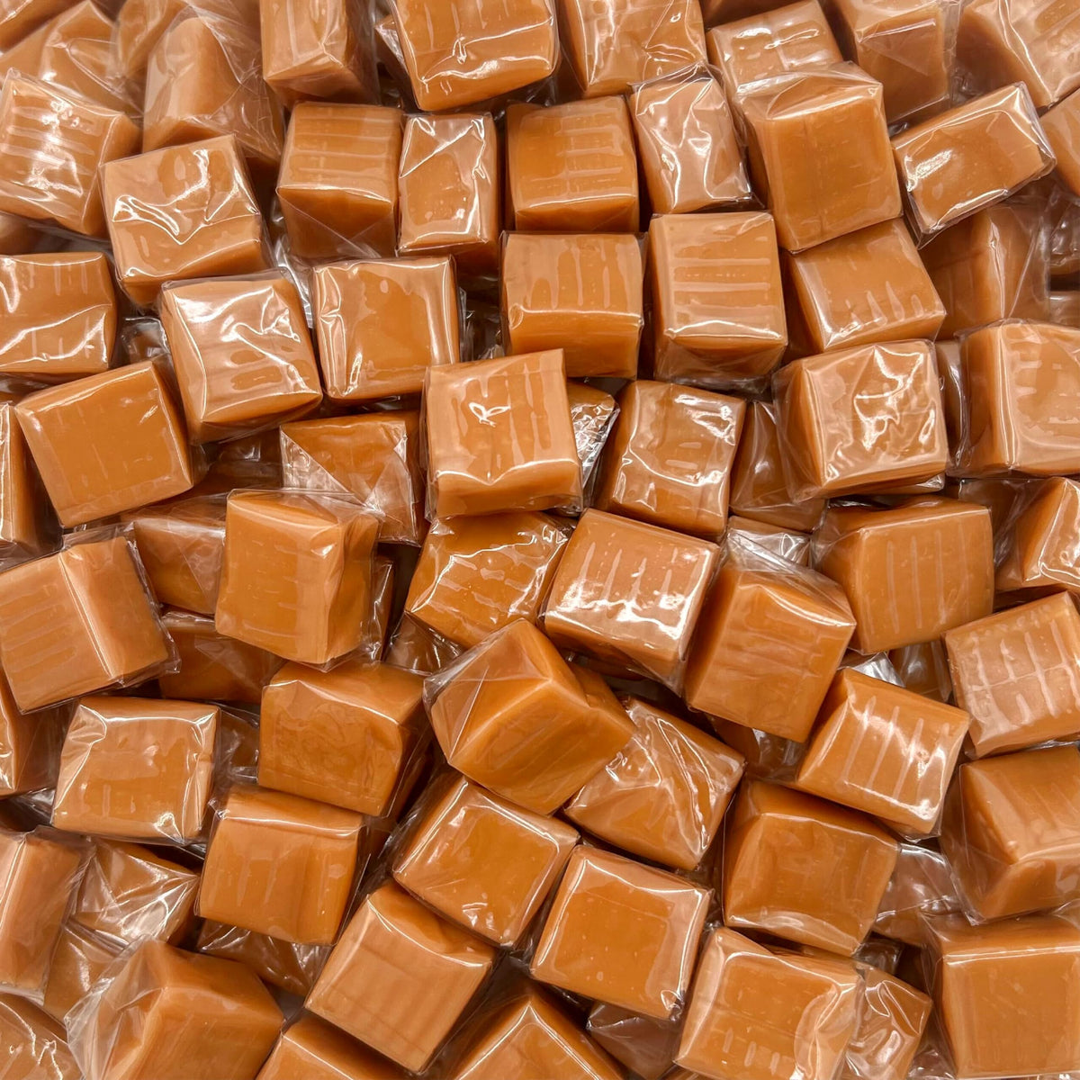 Caramel Cubes Candy | 2-Pound Bag | Individually Wrapped | Vanilla Caramel Squares | Old Fashioned Candy