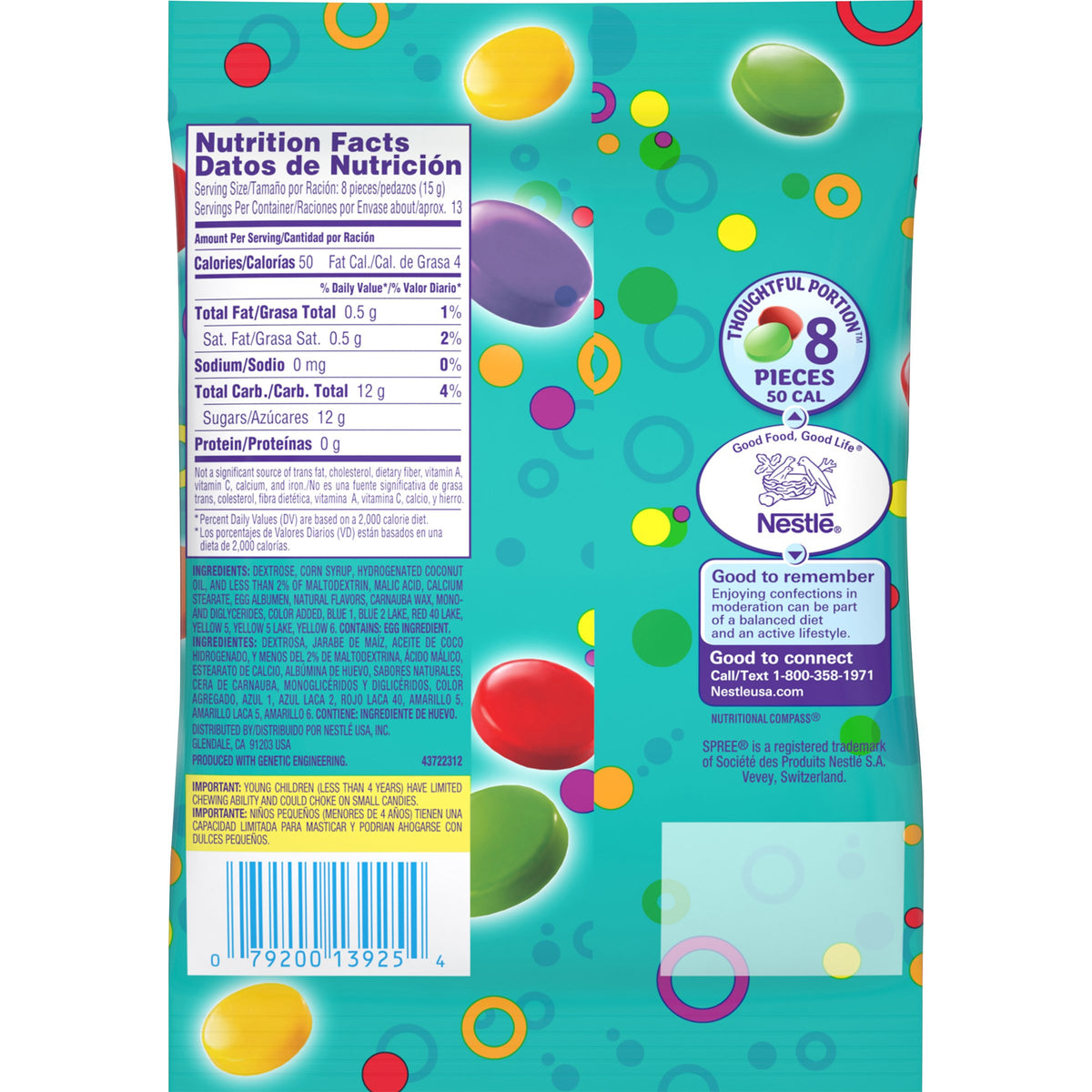 Spree Chewy Candy, 7 oz