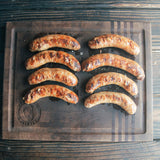 Bearded Butchers Chipotle Bratwurst DIY Kit - Smoky & Savory Brats - Includes Chipotle Seasoning, High-Temp Cheddar Cheese & 32mm-35mm Natural Hog