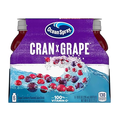 Ocean Spray® Cran-Grape® Cranberry Grape Juice Drinks, 10 Fl Oz Bottles, 6 Count