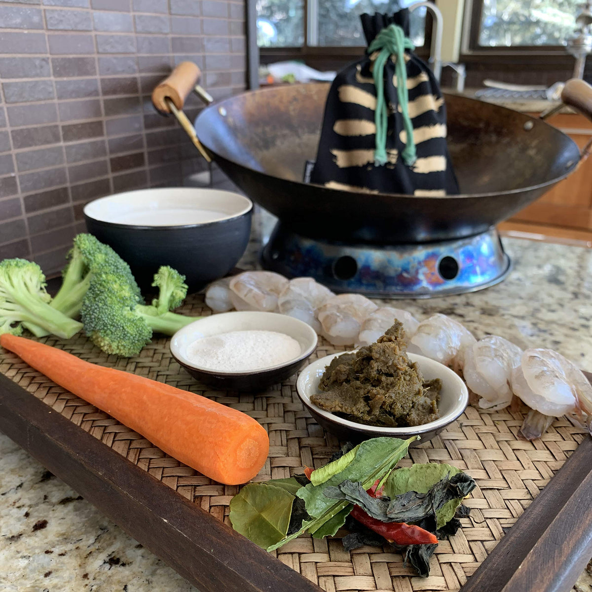 Verve Culture Thai for Two - Thai Green Curry Meal Kit - USDA Organic, Vegan, Gluten-Free - Made in Thailand