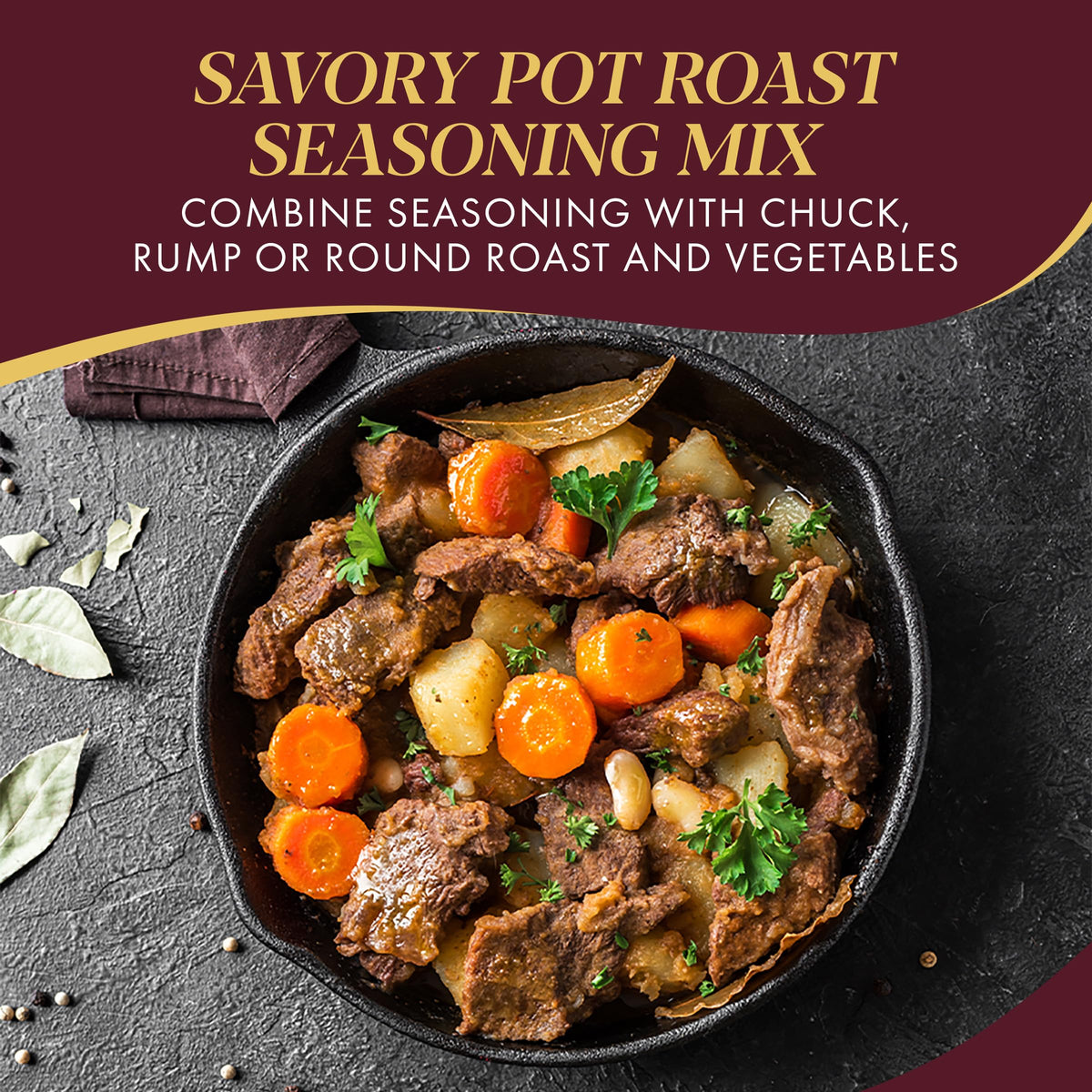 Crock-Pot Savory Pot Roast Seasoning Mix, 1.5 Ounce