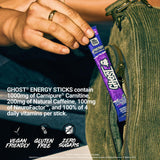 GHOST Sugar-Free Energy Drink Packets, Welch's Grape, 24 Sticks