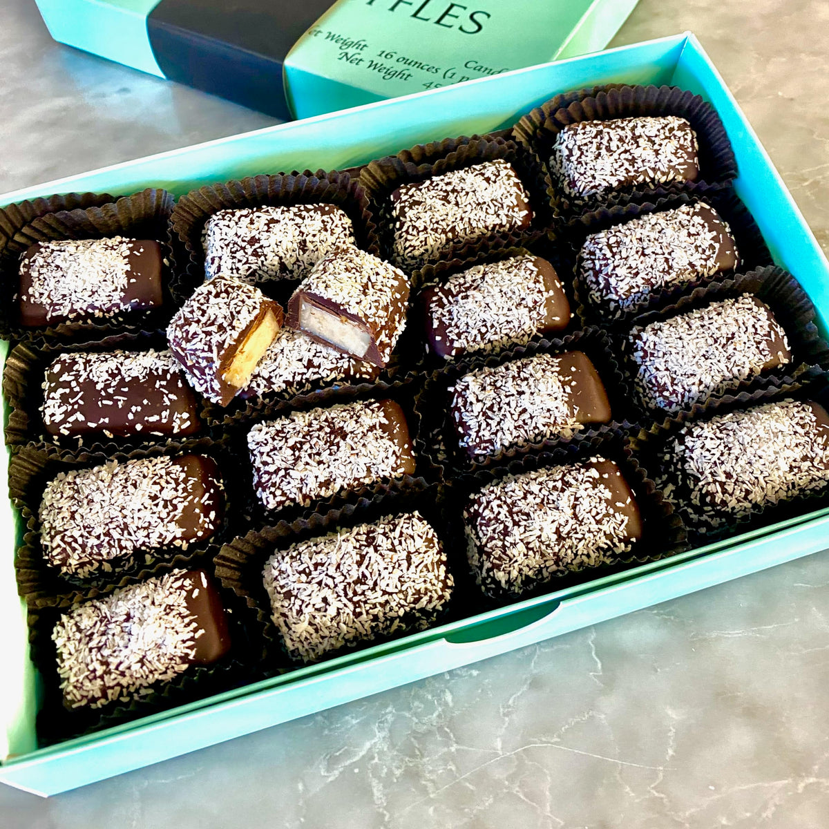 Dark Chocolate Coconut Cream Candies, 1 lb