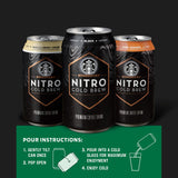 Starbucks Nitro Cold Brew, Vanilla Sweet Cream 9.6 fl oz Can (8 Pack)