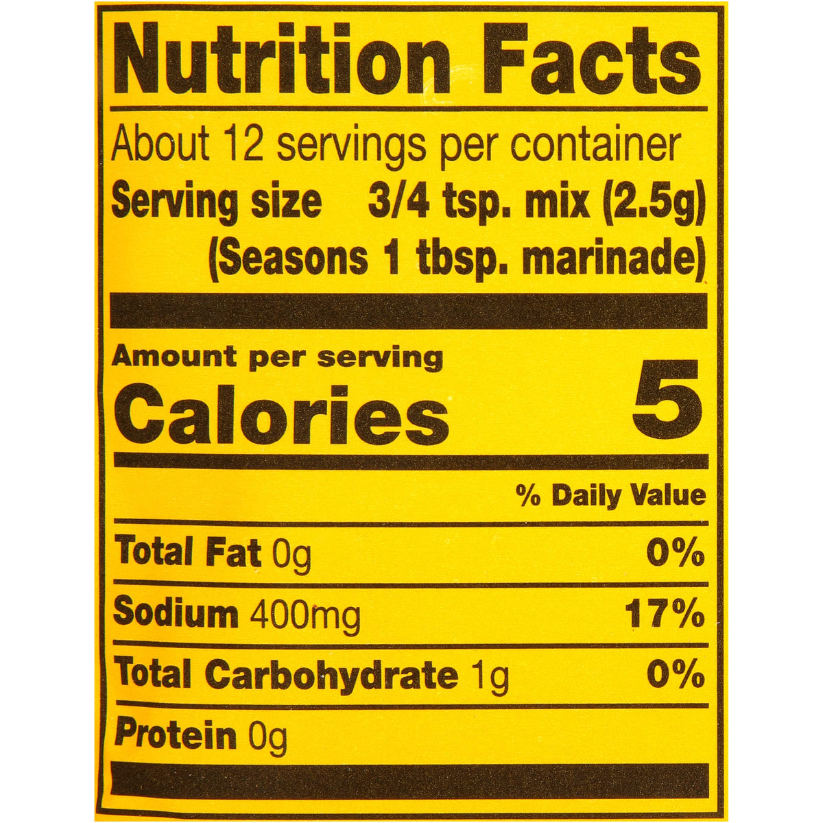 Adolph Original Meat Tenderizing Marinade, 1-Ounce (Pack of 8)