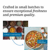 The Mediterranean Dish Baharat Spice Blend - Warm, Fragrant, Sweet and Savory Mix for Cooking and Grilling - Gourmet Chef Essential - Rustic, Old