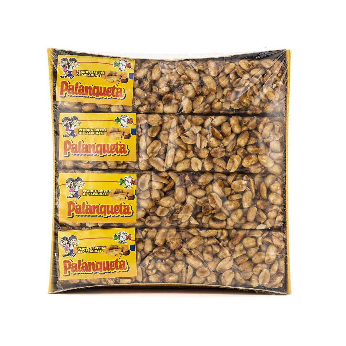MDM PALANQUETA PEANUT BRITTLE BAR 4.6OZ 12CT TRAY CACAHUATE